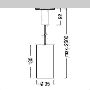 LED-Pendelstrahler V2-P M 250 #60510465