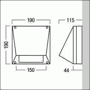LED-Sicherheitsleuchte RESCLITE P #42934219