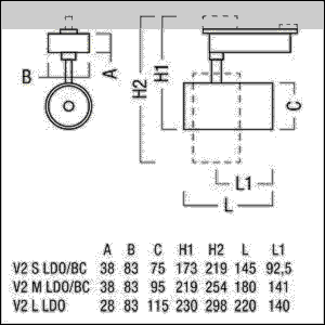 LED-Strahler V2 L 2800- #60716754