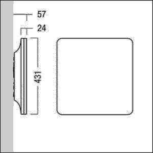 LED-Wand-u.Deckenleuchte CAELA QLS #60819088